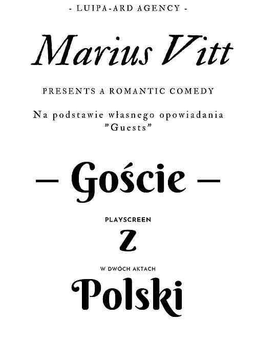 Scenariusz “Goście z Polski” informacje dotyczące zamówień