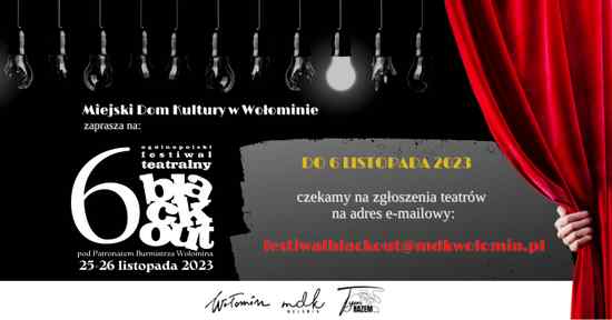 Ogólnopolskli Festiwal Teatralny Blackout