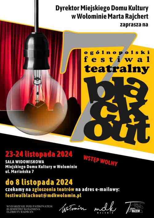 7 Ogólnopolski Festiwal Teatralny | Blackout !